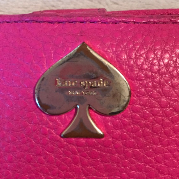 Kate Spade Wallet- Hot Pink - Picture 3 of 5